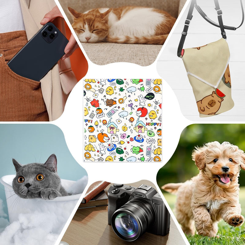 Burrito Swaddle for Cats, Soft Cat Blanket for Wrapping Cats, Anti-Escape Calming Wrap, Cat Care Accessories for Blowing, Scratching and Biting Calming 70 x 70 cm