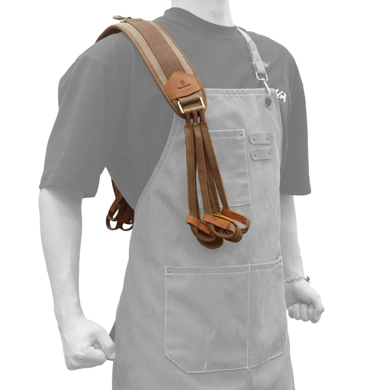 WAYNE'S DOG Canvas Duck Game Carrier - 12 Drops, Slip Noose - Bird Tote, Waterfowl & Goose Hanger, Duck Carrier Lanyard (Brown) Brown - PawsPlanet Australia