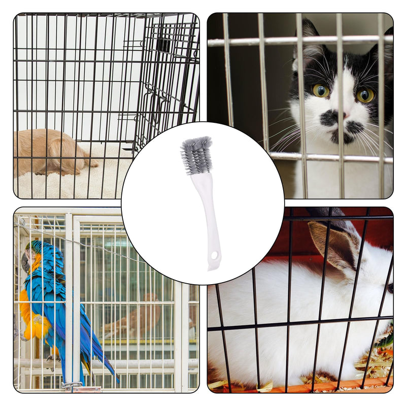 Bird Cage Cleaning Brush with Long Handle, Bird Cage Cleaner Durable Droppings Remover Tool Accessories for Pet Parrot Perches - PawsPlanet Australia