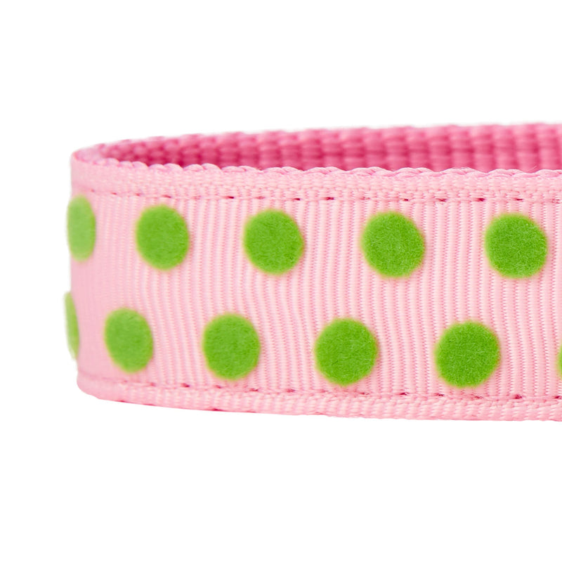 Blueberry Pet Valentine's Day Dog Leash, Velvety Soft-Touch Heart Flocking Lead for Medium Dogs, Baby Pink, 5 ft x 3/4" Flocking Print - Baby Pink - PawsPlanet Australia