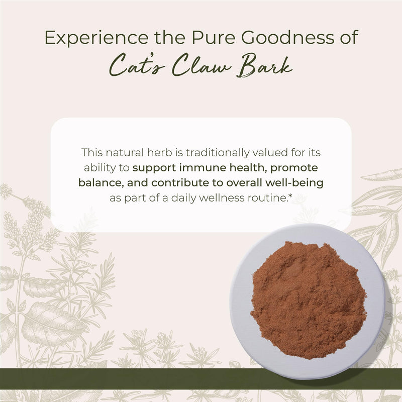 Starwest Botanicals Cat's Claw Bark Powder Wildcrafted - Dried Cat's Claw Herb for Tea, Herbal Blends, Smoothies, & Baking, Certified Kosher - Bulk 1 lb Bag 16 Ounce (Pack of 1) - PawsPlanet Australia