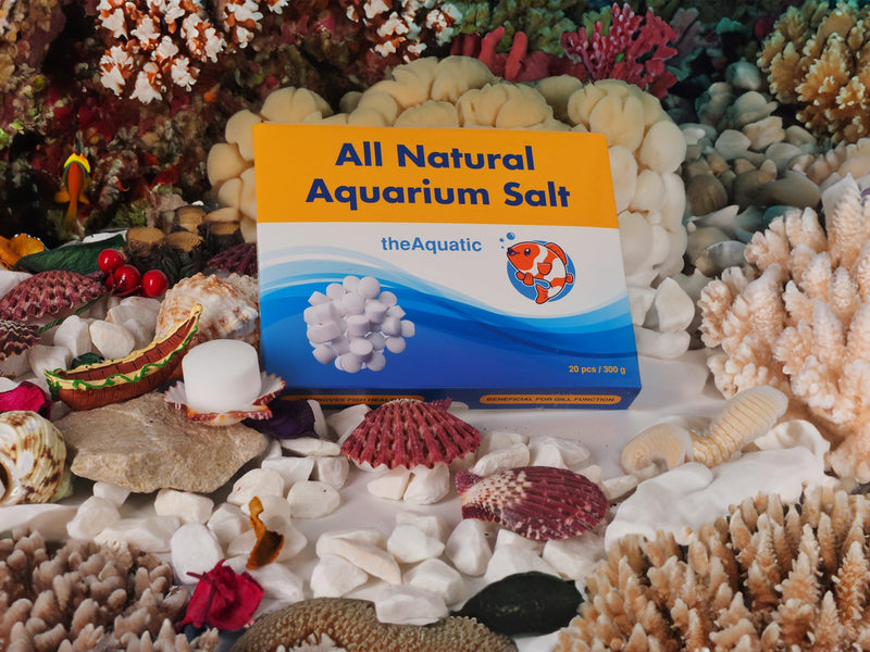Premium Aquarium Salt, Aquarium Salt Freshwater Tablets for Aquarium Water Treatments Essential Supplies (20 Tablets) 20 Tablets - PawsPlanet Australia