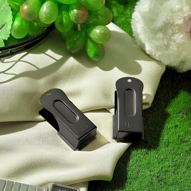 2 Pieces Brass Pet Training Clicker Signaling Cricket Clicker Metal Dog Clicker for Puppy Cats Trainer Pet Owners (Black) Black - PawsPlanet Australia