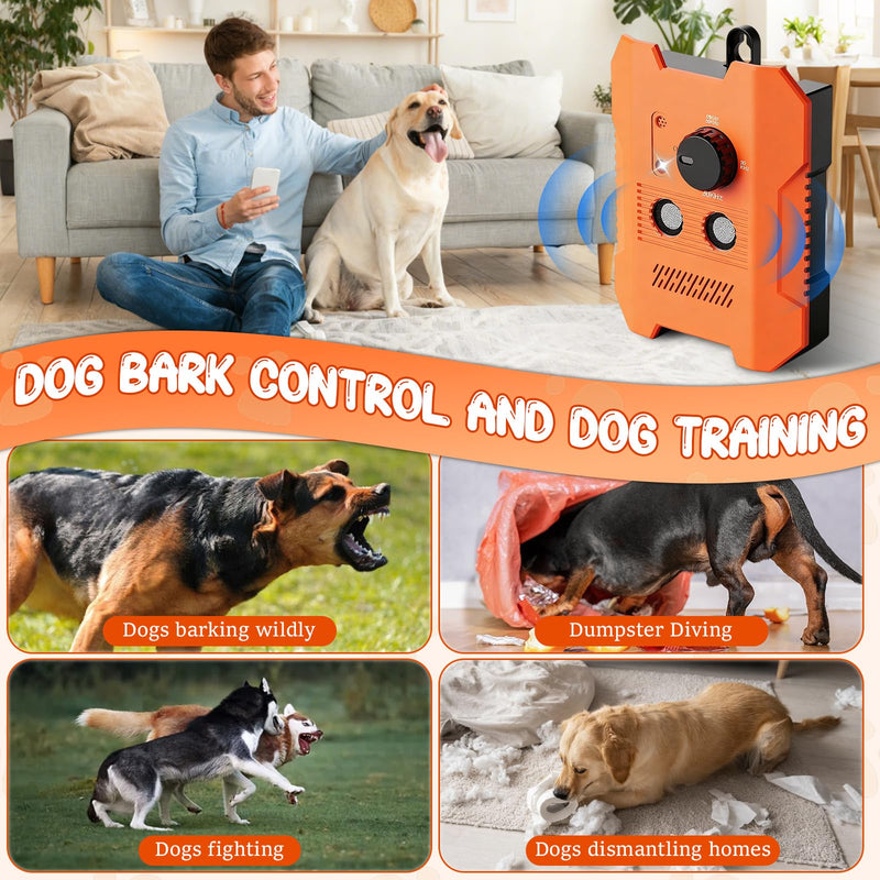 Upgradedfor Dogs, Dog Bark Deterrent Devices with LED Light, Dog Barking Stopper for Indoor Outdoor