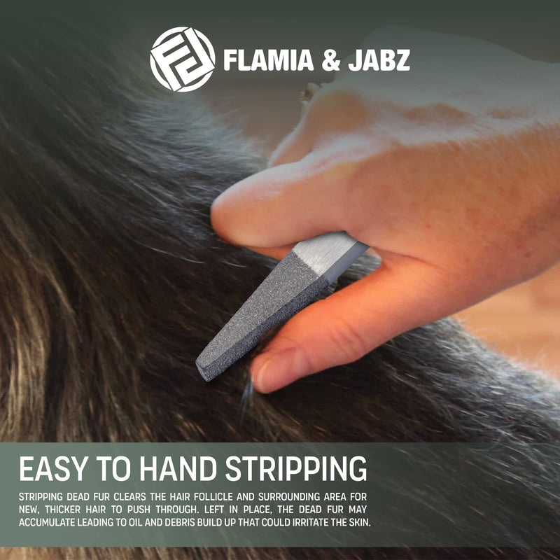 FLAMIA & JABZ Stripping Metal Stones & Nail file for Dogs, Cats & Pets (13 MM) 13 MM Stripping Metal