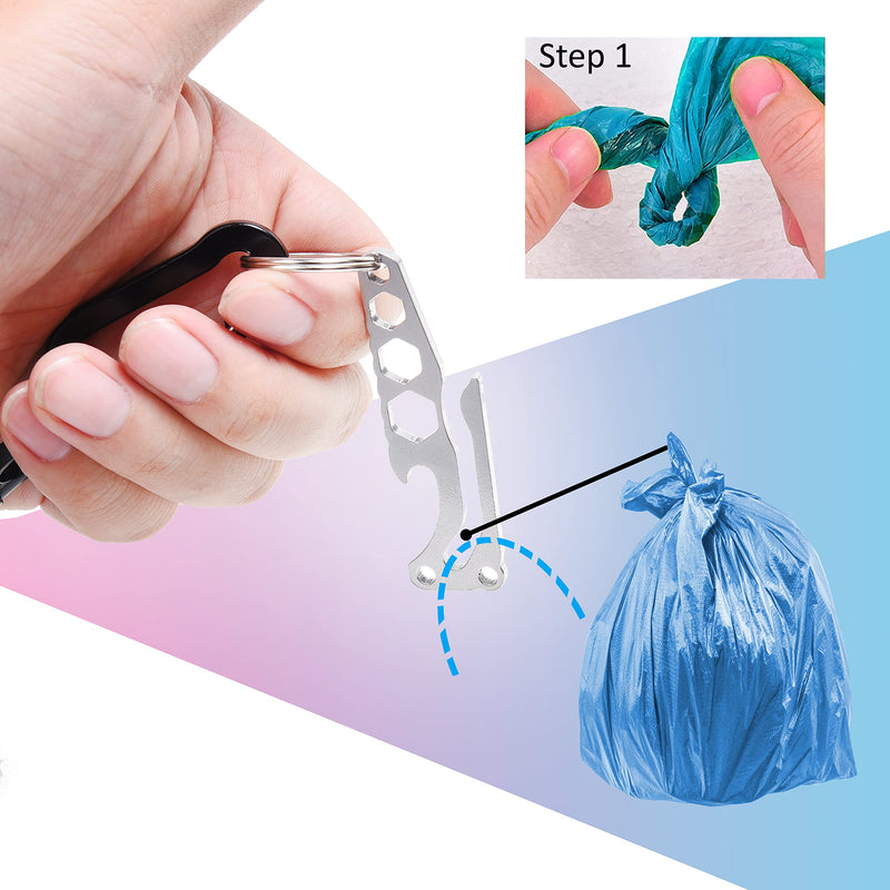 Kare & Kind Pet Waste Bag Dispenser with Dog Poop Holder- Clip On Zippered Poop Bag Holder - Also Includes Pet Waste Bags, Carabiner- Attaches to Leash, Belt, Harness,Collar, Stroller, Backpack - PawsPlanet Australia