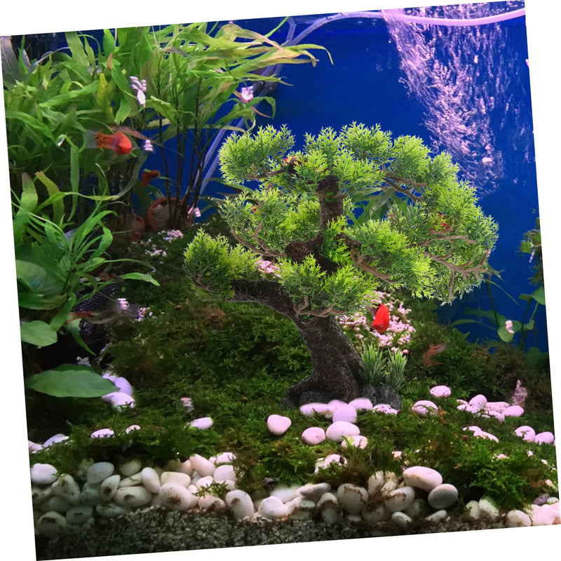 Landscaping Tree Fish Tank Decorations Aquarium Tree Fish Tank Fake Tree Fish Tank Ornament Fake Bonsai Tree Fish Tank Decorative Tree Greenery Green Tree Plant Resin - PawsPlanet Australia