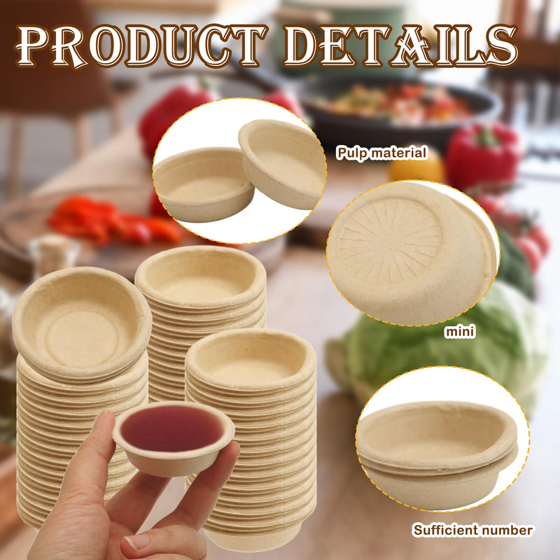 200 Pcs 1oz Gecko Feeding Cups Crested Gecko Food and Water Paper Feeding Cups Mini Dish Bowls for Lizards Reptiles Small Pets - PawsPlanet Australia