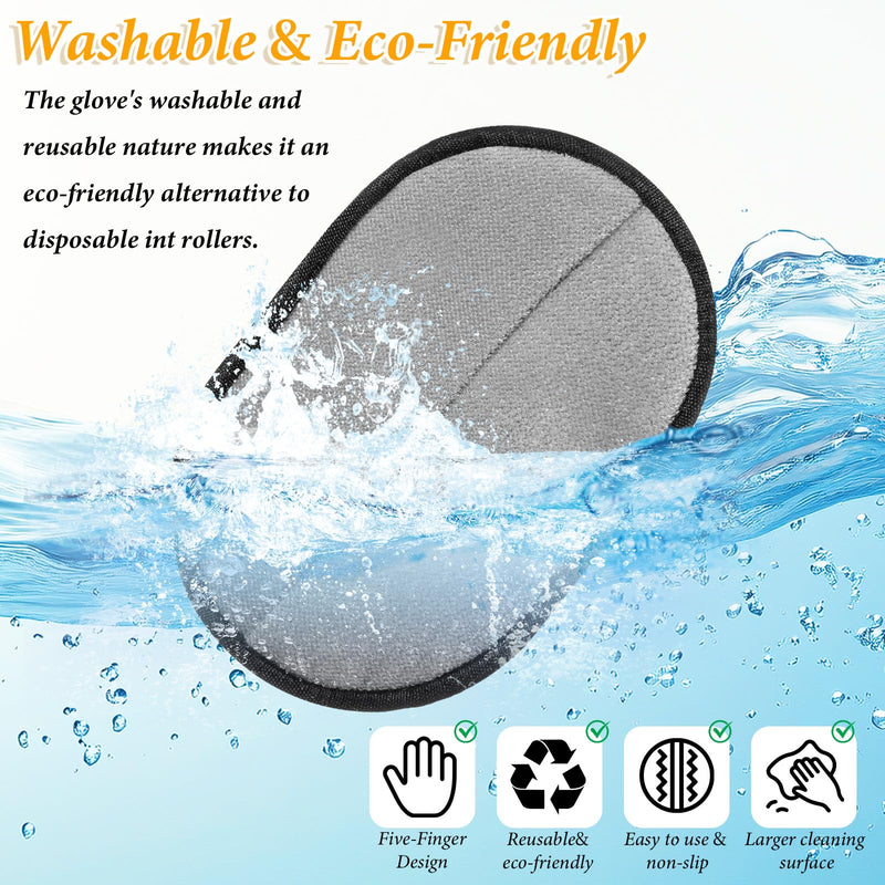 2 Pcs Pet Hair Remover Glove, Double Sided Grooming Gloves, Upgrade Electrostatic Pet Hair Remover, Reusable Pethair Removal Glove for Dogs and Cats Washing Beauty, Sofa, Bed Sheets, Clothes - PawsPlanet Australia