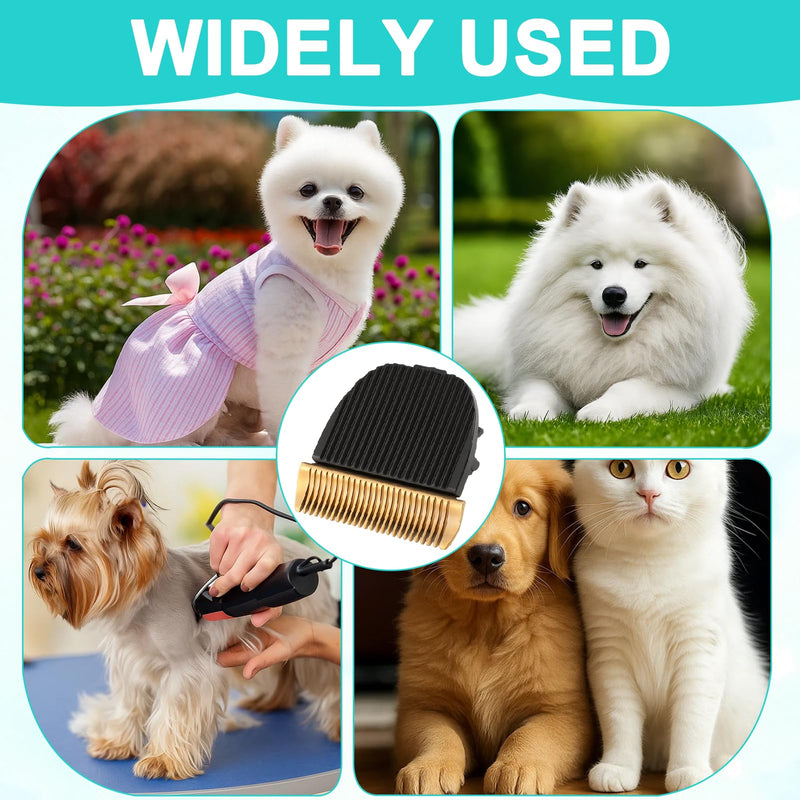 Dog Hair Clipper, Dog Grooming Blades, Professional Pet Grooming Trimmer Clipper Blade Detachable Replacement Blade Cat Dog Accessory for P2/P3 (3pcs) - PawsPlanet Australia