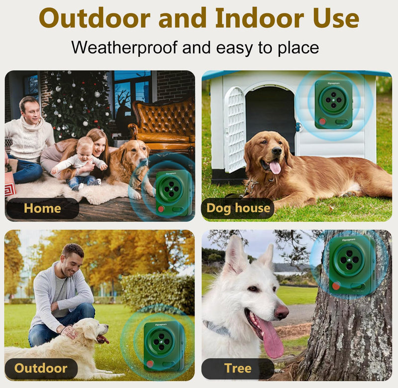 Anti Barking Device for Dogs, 2025 Stop Dog Barking Deterrent | Ultrasonic Dog Bark Silencer for All Dogs, Waterproof Rechargeable No Barking Box Neighbors Outdoor & Indoor - PawsPlanet Australia