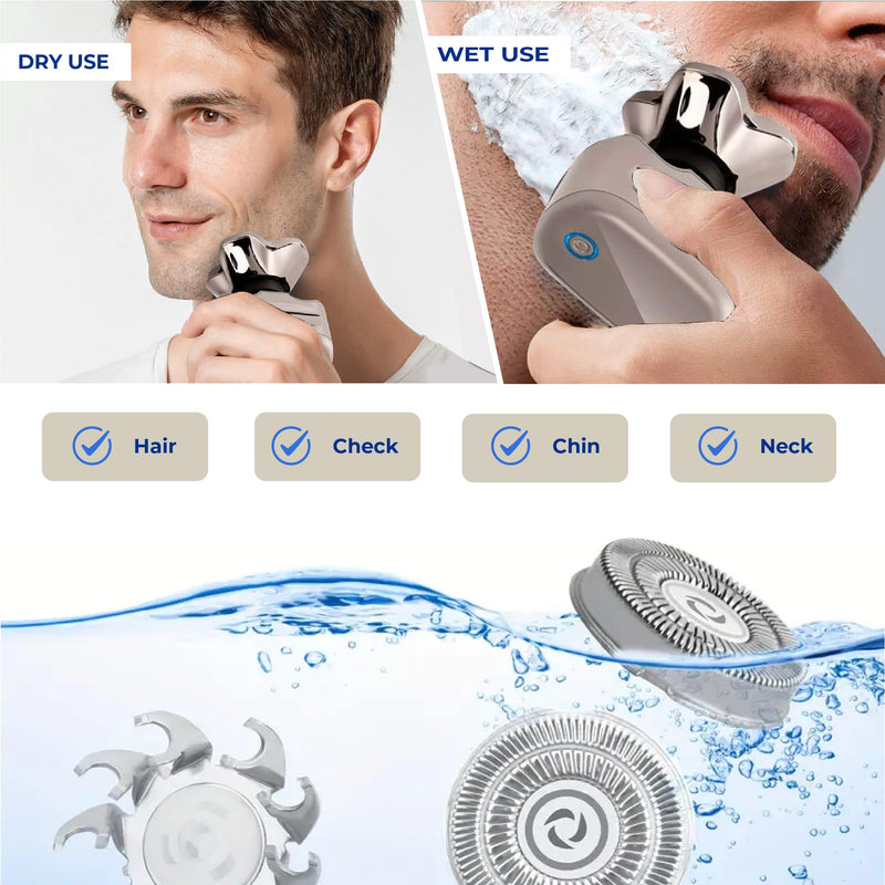 8 Pack Shaver Replacement Blades Compatible with Pitbull Shaver Gold PRO & Silver - Pitbull Shaver Replacement Blade, Enhanced Pitbull Shaver Replacement Heads for Superior Shaving 2 Set(8blades) - PawsPlanet Australia
