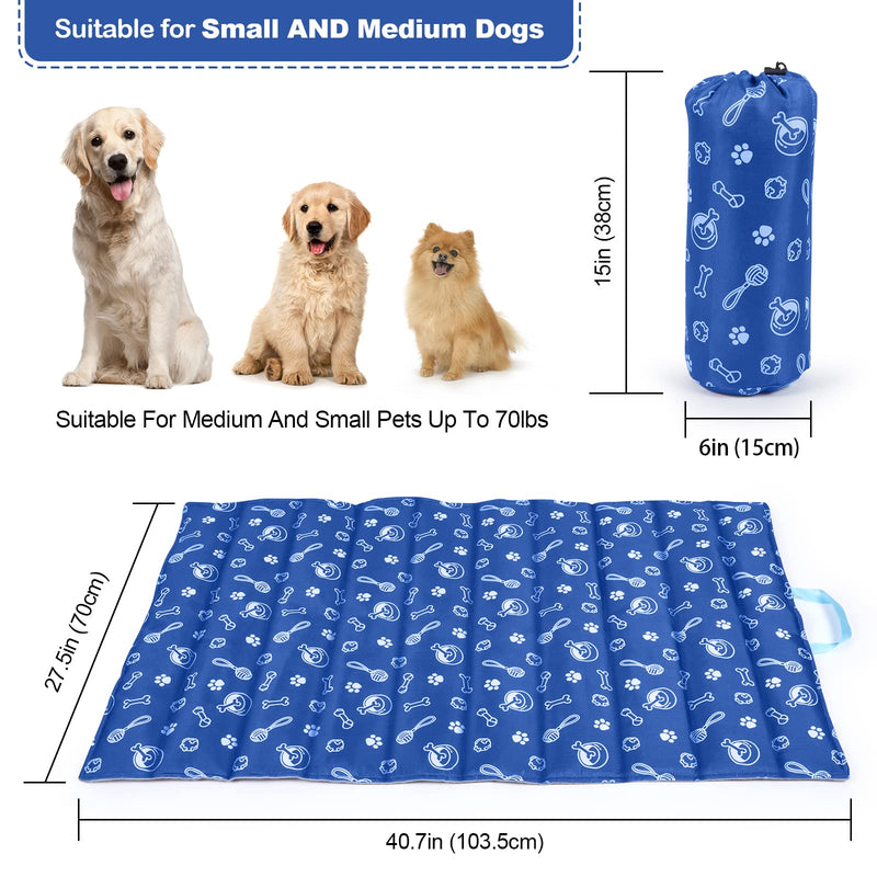 Ownpets Outdoor Dog Bed Waterproof Travel Dog Mat, Reversible and Portable Large Size Camping Dog Bed,Machine Washable,40"x27" - PawsPlanet Australia