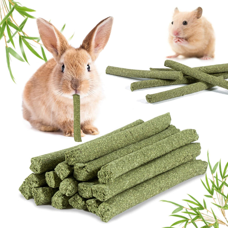 Sukh 300g Timothy Hay Chews Sticks - Natural Timothy Hay Sticks Rabbit Chew Sticks Rabbit Chew Toy Rabbit Toy Bunny Molar Treats Atural Teeth Grinding Toys for Squirrel Guinea Pigs Chinchilla