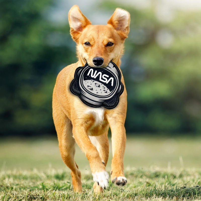 Pets First NASA Helmet Tough Dog Toy, Space Helmet Toy for Dogs and Cats, with NASA Logo and Design Helmet Tough Toy - PawsPlanet Australia