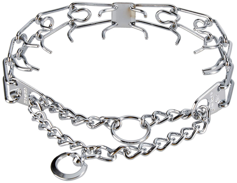 Herm Sprenger Dog Training Pinch Collar Chrome Plated Steel - PawsPlanet Australia