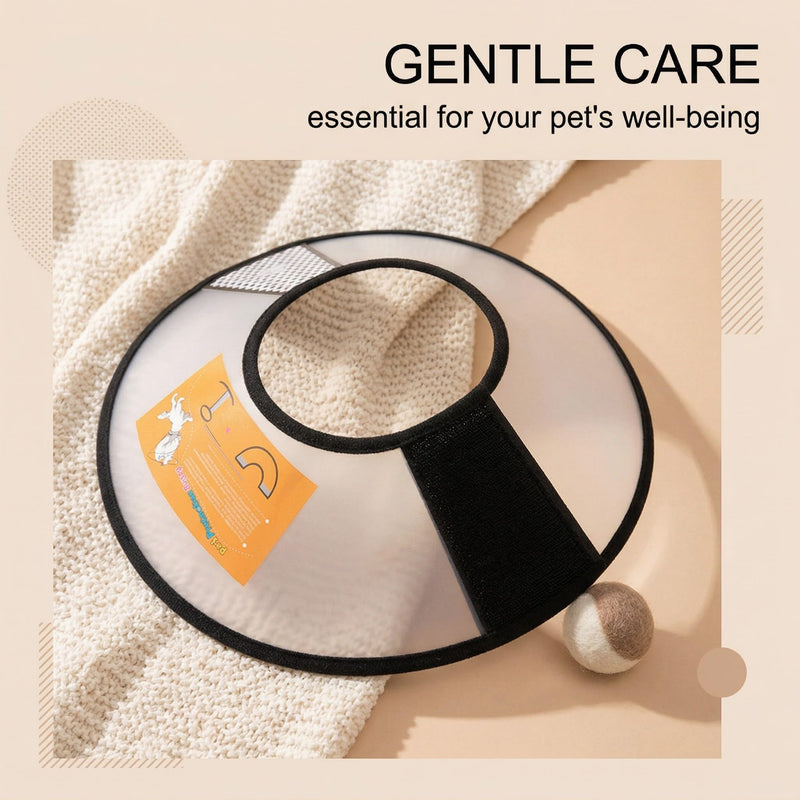 Pet Cone Recovery, Soft Cat Neck Brace, Suitable for small to medium-sized cats weighing 3 to 8 kg (neck circumference 27-31 cm)