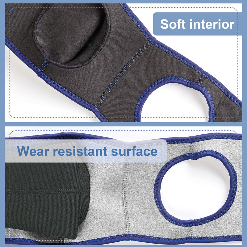 Coodeo Dog Recovery Suit, Cone Collar Alternative, Abrasion Resistant Dog Recovery Sleeve, Washable 2.5mm Thick and Waterproof, Pet Wounds Prevent Licking, Bite, Keep Dry（Grey，L L Grey