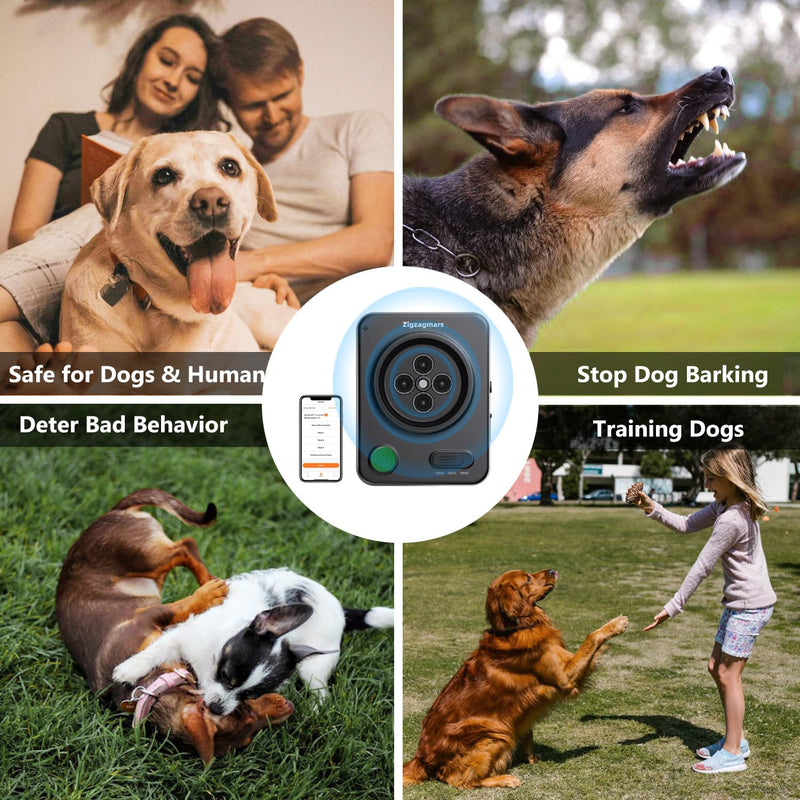 Anti Barking Device for All Dogs, 2025 New Ultrasonic Control with 3 Control Modes, Rechargeable & Waterproof Barking Deterrent, Stop Excessive Barking for Indoor Outdoor - PawsPlanet Australia