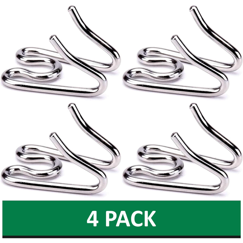 Extra Links for Prong Collar, 4 Pack 2.25mm Stainless Steel Smooth Surface Links for Pinch Collar 4 pack links