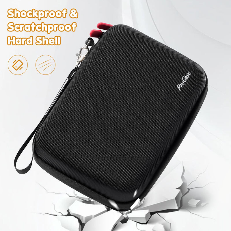 ProCase Hard Pet Grooming Tool Storage Case, Travel Organizer for Oneisall/Wahl Dog Clippers, Pet Shaver, Nail Trimmer and Accessories, Grooming Bag for Dog or Cat Grooming Kits Supplies -Black - PawsPlanet Australia