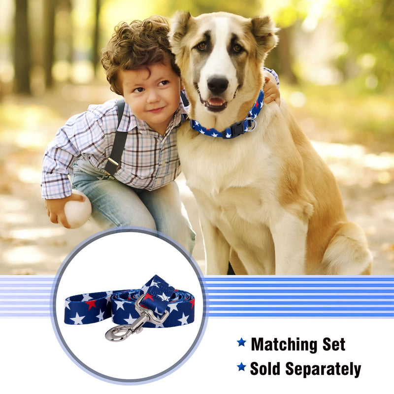 Native Pup American Flag Dog Leash (American Red & White Stars) One Size American Red & White Stars - PawsPlanet Australia
