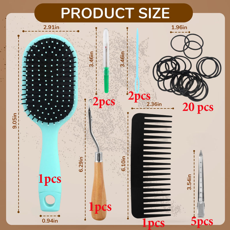 Horse Braiding Kit, horse mane braiding kit, for horse mane braiding supplies for equestrian show parties - PawsPlanet Australia