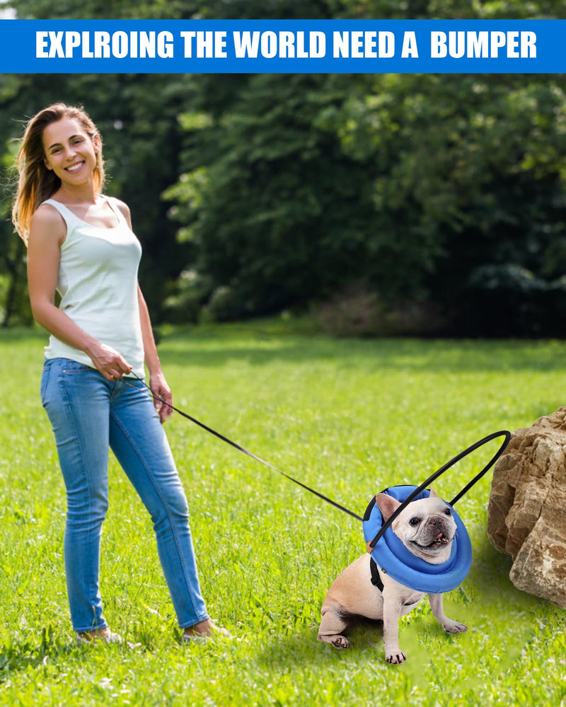 Blind Dog Bumper Halo,Harness Guiding Device for Blind Dog,Pet Anti-Collision Ring for Protective&Build Confidence,Blind Dog Accessories - PawsPlanet Australia