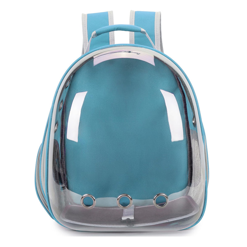 Cat Bubble Backpack Carrier for Small Medium Dogs Cats Carrying Bag, Airline Approved Pet Travel Carrying Bag Dog Hiking Walking Outdoor Backpack (Blue) Blue - PawsPlanet Australia