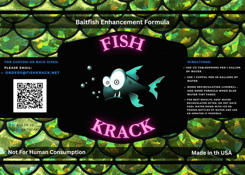 Baitfish Enhancement and Keeping Formula Additive for Minnow Buckets, Livewells and Bait Tanks. Keeps Holding Fish Alive Longer, Healthier, and Improves Performance Levels. - PawsPlanet Australia