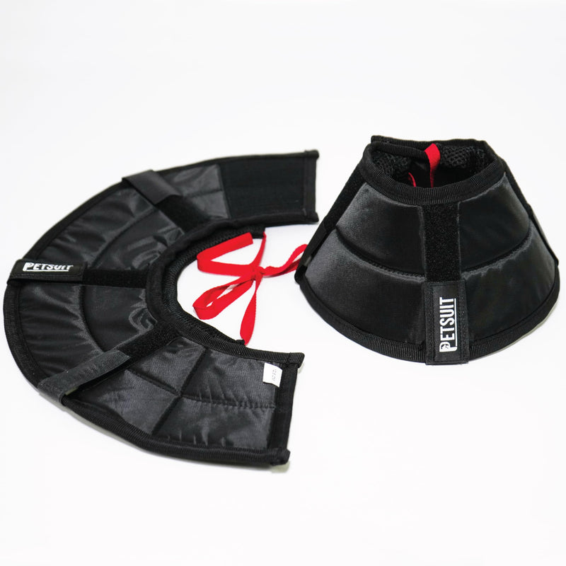 Dog Cone Collar Adjustable After Surgery, Protective Soft Dog and Cat Cone, Elizabethan Collar for Dogs and Cats, Comfortable Dog Cone, Adjustable Cat Cone (Black, XXL [Neck Girth: 20.4"-24.4"]) Black XXL [Neck Girth: 20.4"-24.4"] - PawsPlanet Australia