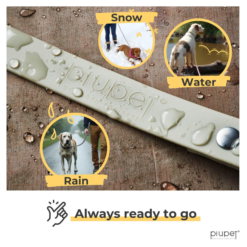 PiuPet® Tow Leash for Dogs 5m I 10m I 20m I Water Repellent I Dog Training Leads for Large Dogs I Long Dog Leads I Training Dog Lead I Dog Lead Long | Training Lead for Dogs | Grey - PawsPlanet Australia