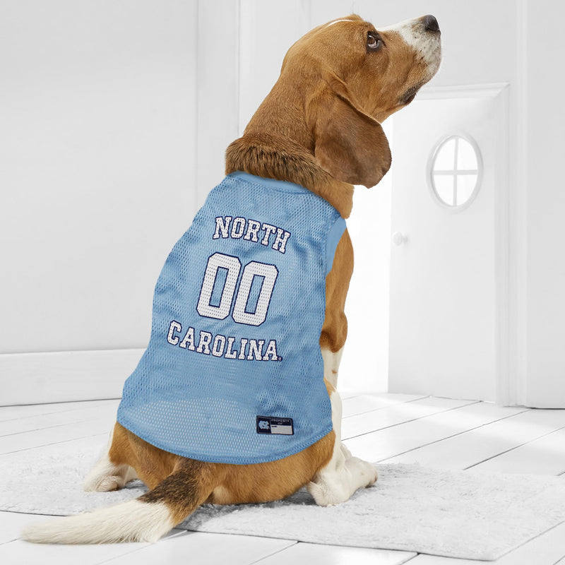 Pets First NCAA North Carolina Tar Heels Basketball Jersey for Dogs & Cats, Large - Licensed North Carolina Tar Heels Pet Tank Jersey, UNC-4020-LG - PawsPlanet Australia