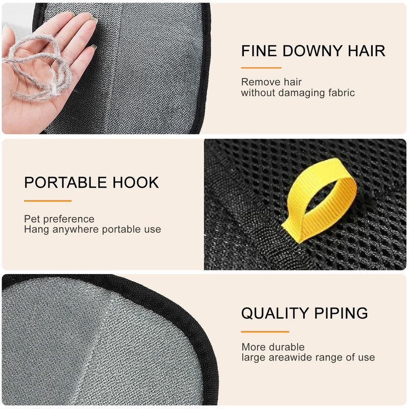 2 Pack Pet Hair Removal Glove, 2025 Washable Reusable Electrostatic Gloves Pet Hair for Cat and Dog, with Electrostatic Tech, for Carpet, Couch, Furniture 2 - PawsPlanet Australia
