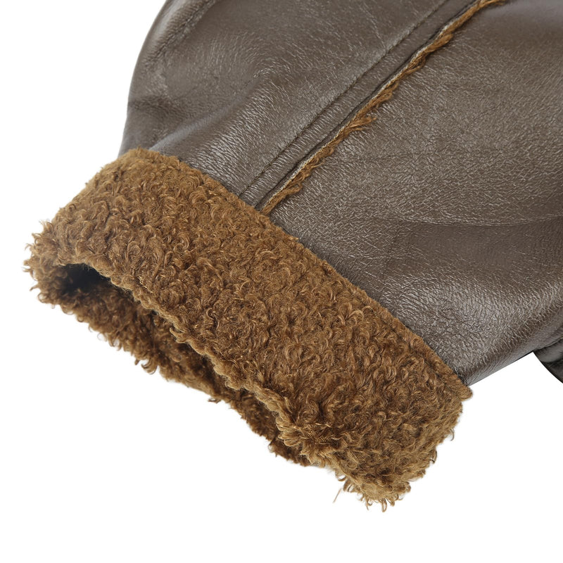 Dog Leather Jacket, Dog Winter Leather Coat Warm for Small Medium Large Dogs for Cats for Winter for Outdoor (M)