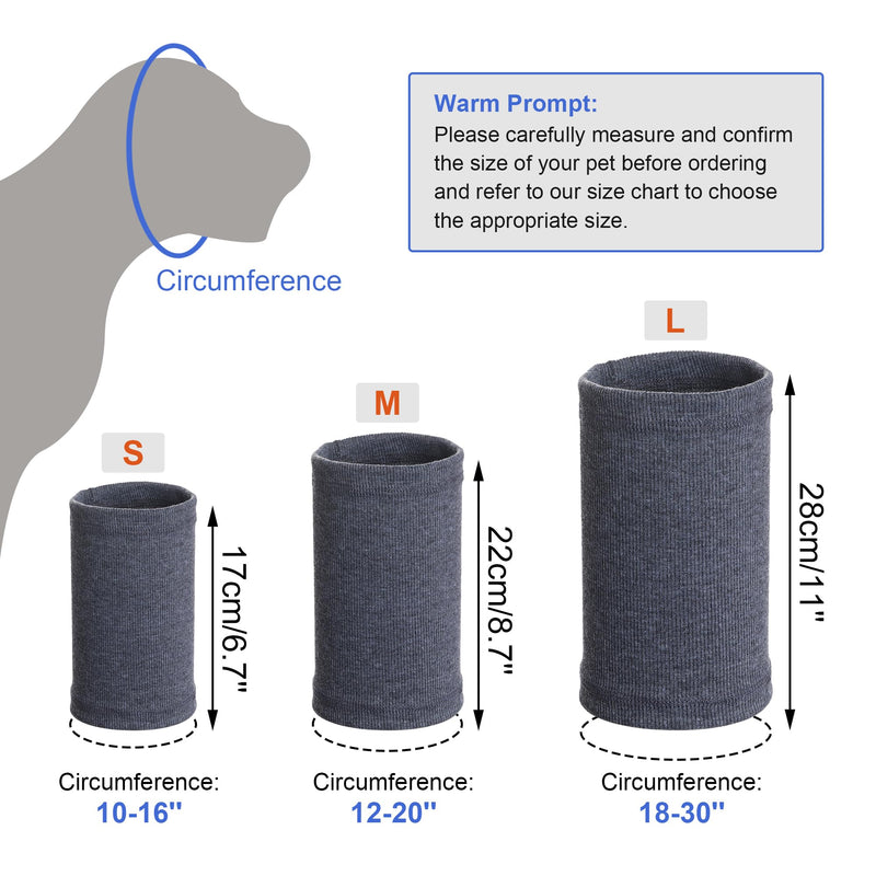 Quiet Ears for Dogs, Rbenxia 1 Piece Dog Ear Cover Hoodies Dog Ear Muffs Headband Noise Ear Protection Warm Winter Ear Scarf (Grey, Medium) Grey - PawsPlanet Australia
