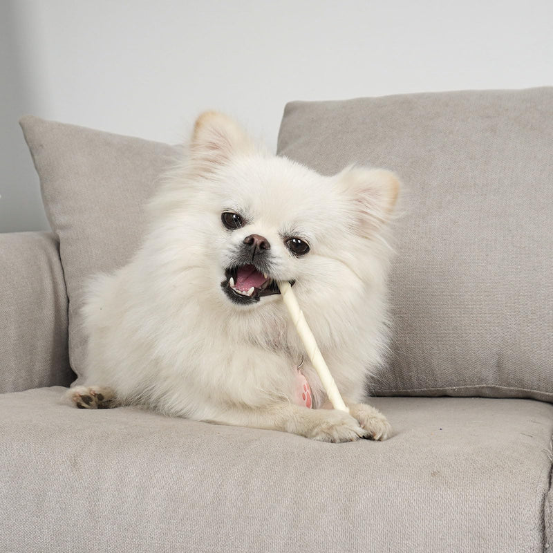 MON2SUN Dog Rawhide Twist Sticks Natural 5 Inch Thin Sticks Rawhide Chews Treats for Puppy and Small Dogs 120 Count 120 Count (Pack of 1) - PawsPlanet Australia