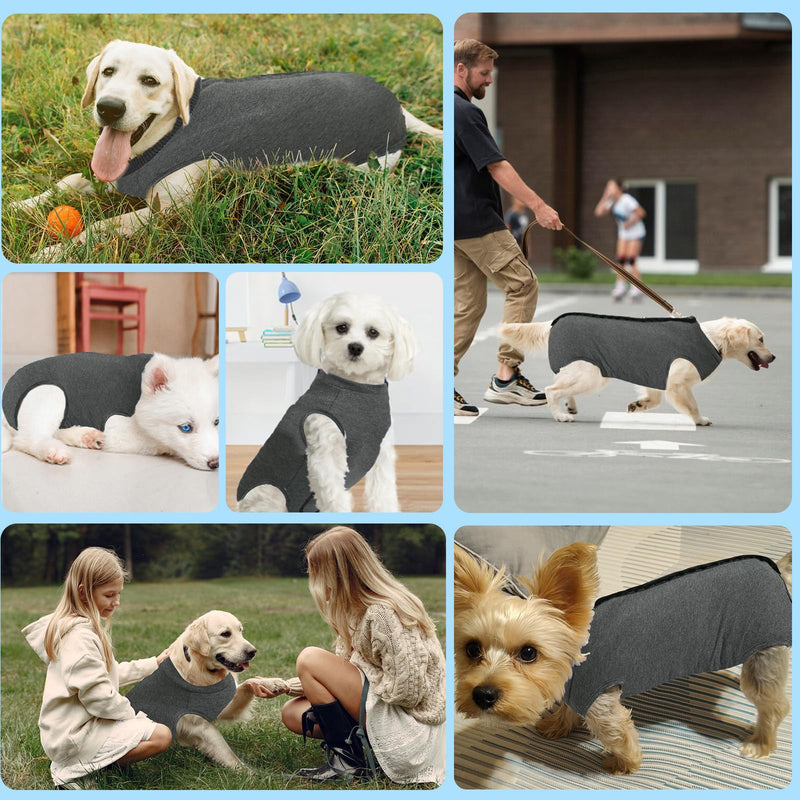 AURUZA Recovery Suit for Dogs Cats After Surgery, Dog Onesie for Surgery Recovery, Dog Surgery Recovery Suit Small Medium Large Dogs, Anti Licking Dog Surgical Suits 2XL - PawsPlanet Australia