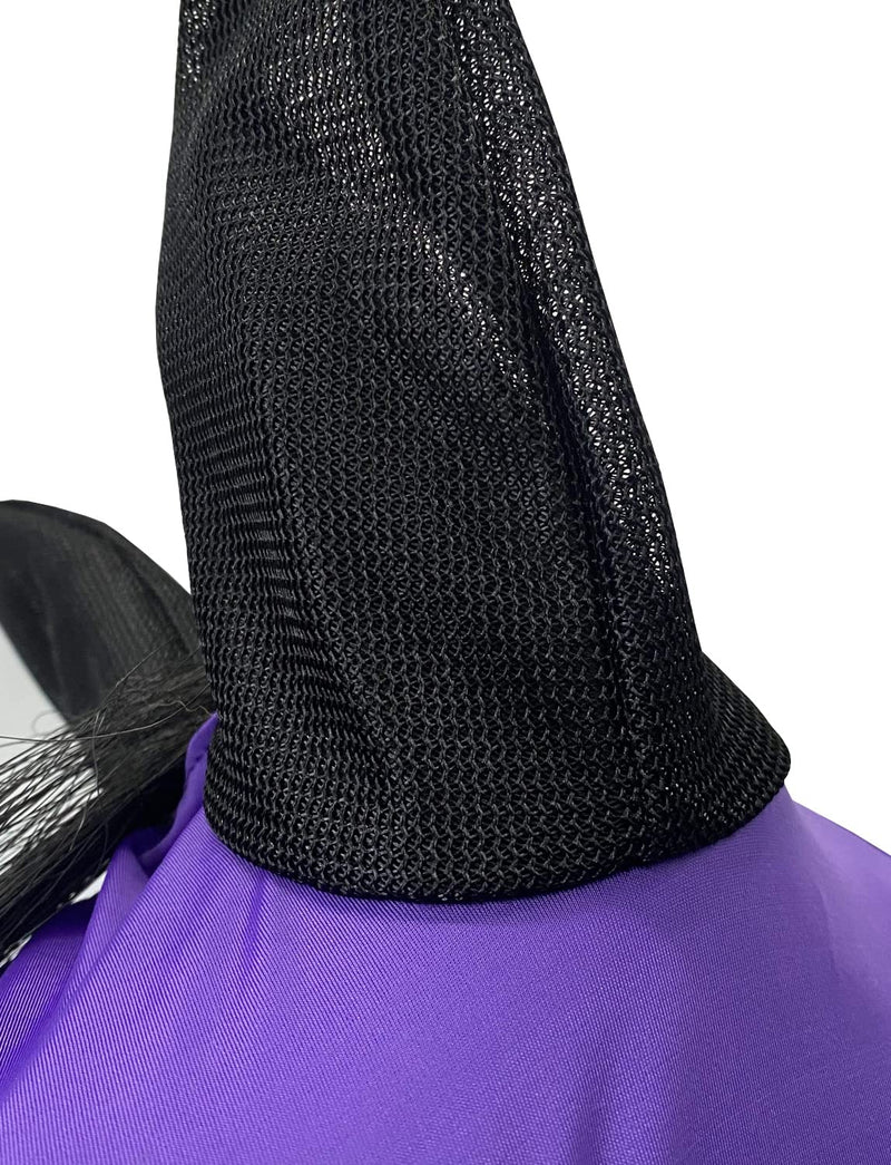 LEAFOREST Horse Mesh Fly Mask with Ears, Soft Mesh Mask Anti-UV with Ears Violet, Cob