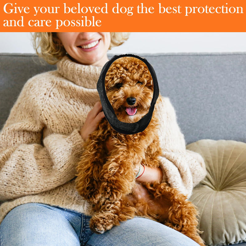 Dog Ear Protectors, Ear Defenders Adjustable Noise Anxiety Protection Comfortable Head Wrap Pet Supplies for Bath Grooming Thunder Firework (S S