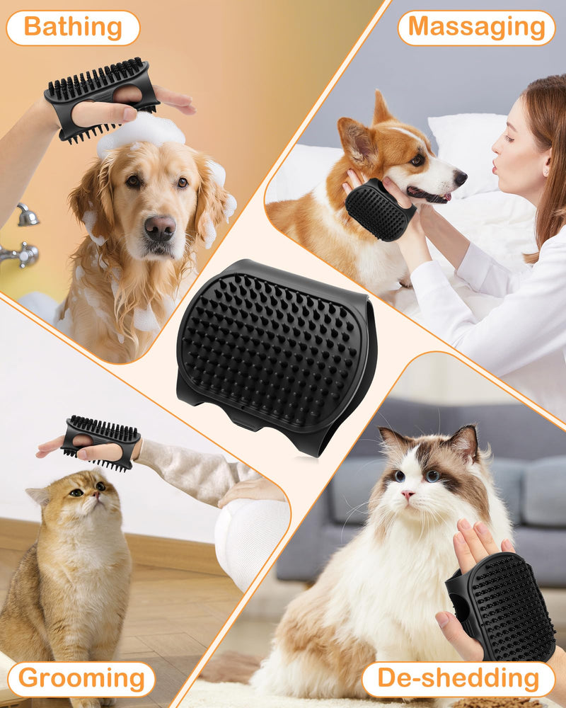 3 in 1 Carpet Rake for Pet Hair Removal Tool, 51” Adjustable Long Handle Pet Hair Removal Broom, Pet Grooming Brush, Cat Dog Hair Remover Carpet Scraper for Rugs, Mats Orange-Black - PawsPlanet Australia