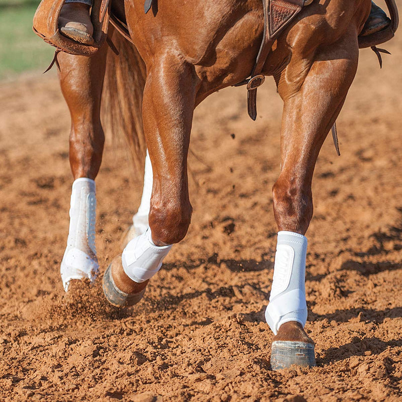 Classic Equine ClassicFit Sling Boots, Front Medium White - PawsPlanet Australia