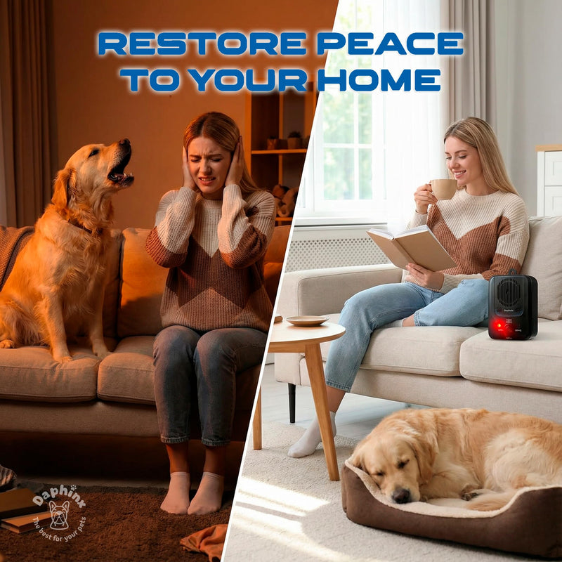 Anti Barking Device for Dogs, Bark Box, Barking Dog Deterrent, Barks no More Dog Training Device, ultrasonic Dog bark Deterrent, Stop Dog Barking Device up to 50 ft, In & Outdoor use 2024, Automatic - PawsPlanet Australia
