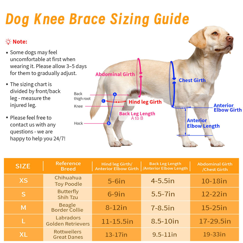 Dog Knee Brace for Acl and Ccl Injuries – Adjustable Support with Metal Stabilizers – Helps with Joint Pain, Surgery Recovery, and Mobility for Front or Hind Legs-L L Blck