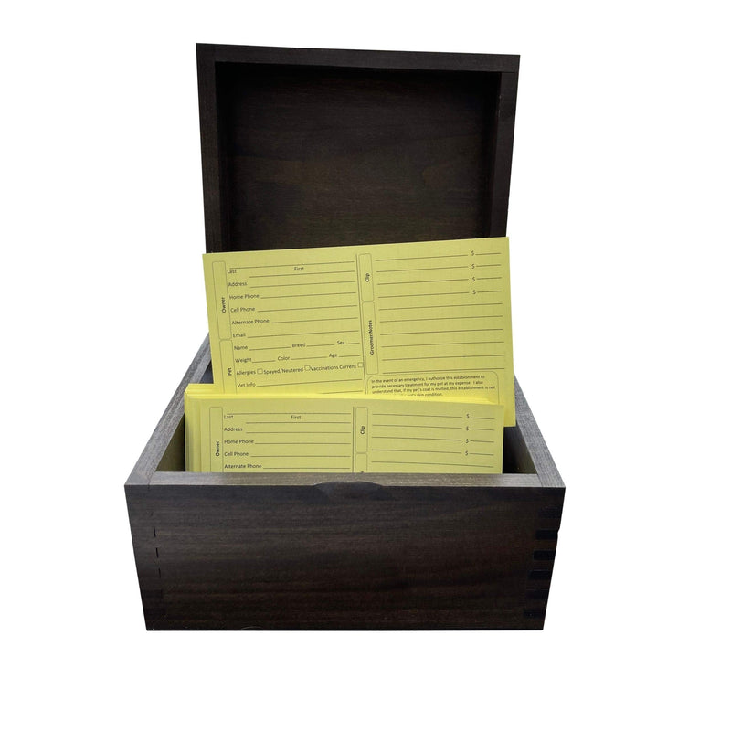 Yellow Dog Grooming Cards 5X8 Inch (100 Pack 8 X 5 inches) Dog Groomer Client Cards for Veterinarians, Pet Kennel Records, and Cat Grooming (Canary) - PawsPlanet Australia