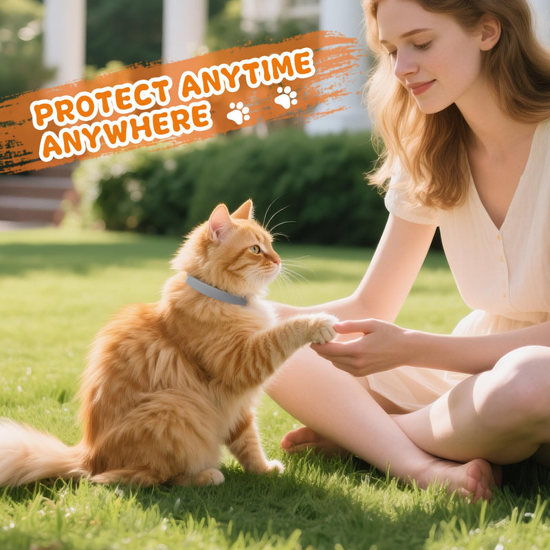 4 Pack Flea and Tick Collar for Cats - 20" Adjustable Collar Fits Cat, Long-Lasting 24-Month Protection for Small, Medium, and Large Cat - Waterproof Flea Tick Prevention - PawsPlanet Australia