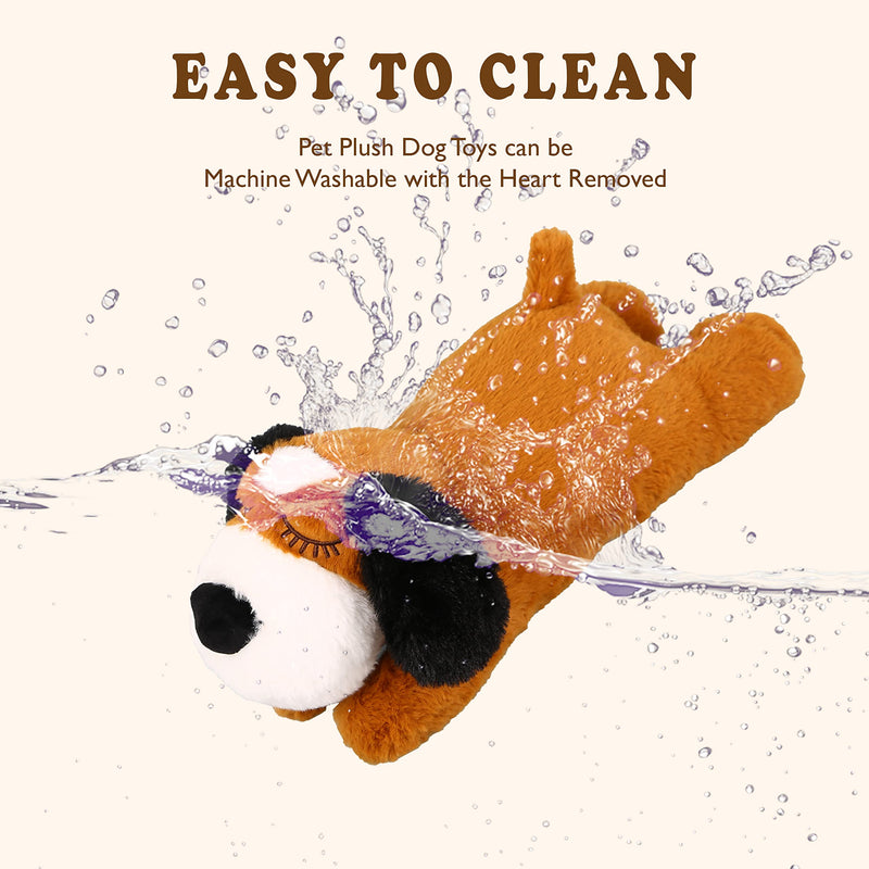 Heartbeat Puppy Toy, Puppy Sleep Aid Toy, Small Dog Training Toys for Separation Anxiety Relief, Pets Plush Toys for Dogs Cats (Yelow) Yelow - PawsPlanet Australia