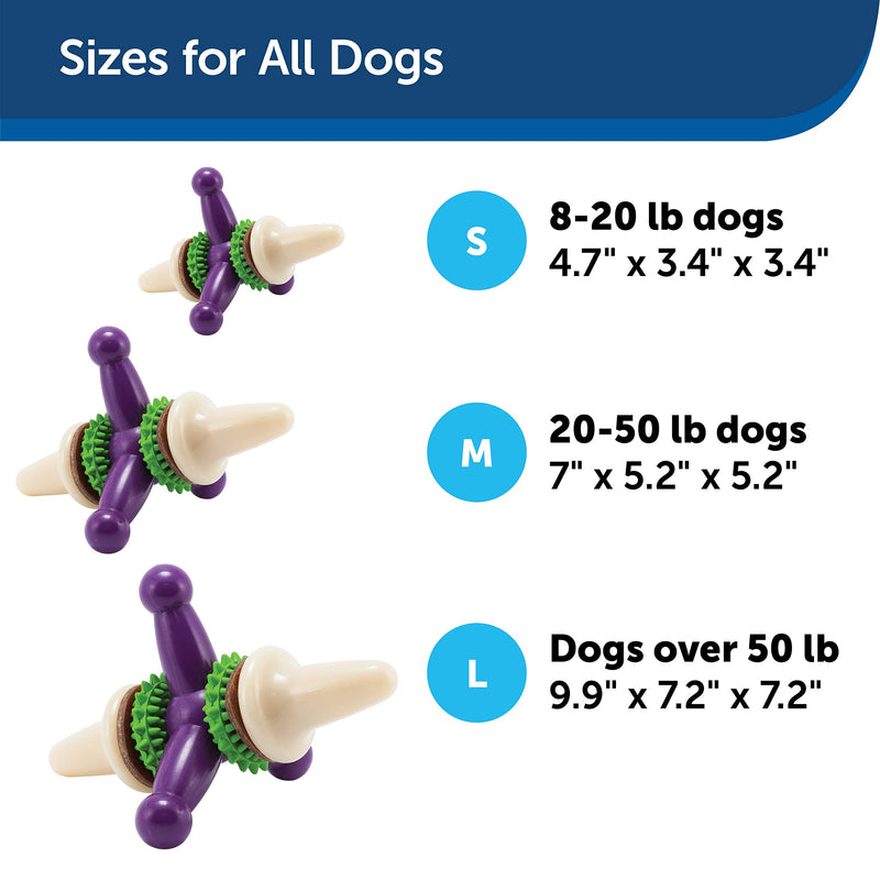 PetSafe Busy Buddy Slab o’ Sirloin Dog Toys – Treat Ring Holding Chew Toy – BPA Free Rubber – Beef Scented – Interactive Pet Puzzle for Boredom or Separation Anxiety – Small to Large Dogs Medium - PawsPlanet Australia
