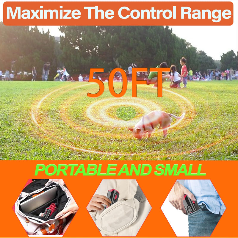 Rechargeable indoor/outdoor handheld ultrasound with three 50-foot flashlights for optimal behavior assistance. (black) black - PawsPlanet Australia