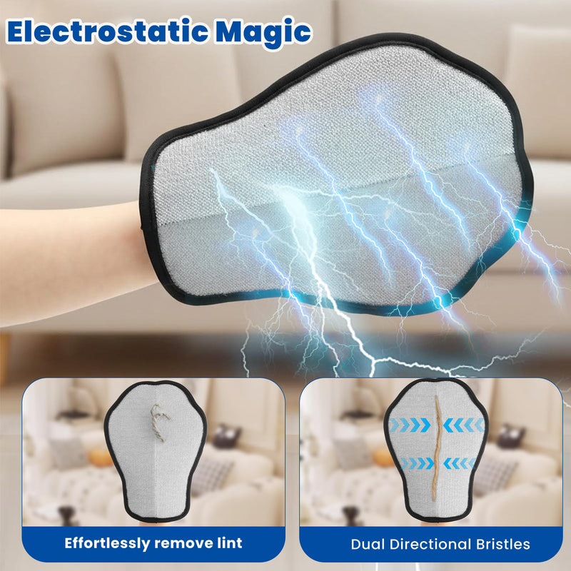 Pet Hair Removal Gloves, Reusable Electrostatic Pet Removal Gloves for Cats & Dogs, Magic Brush Pet Hair Remover Tool for Couch, Carpet,Laundry,Sofa 1 - PawsPlanet Australia
